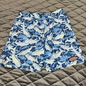 COPY - Boys SZ M Vineyard Vines Chappy bathing suit fish print